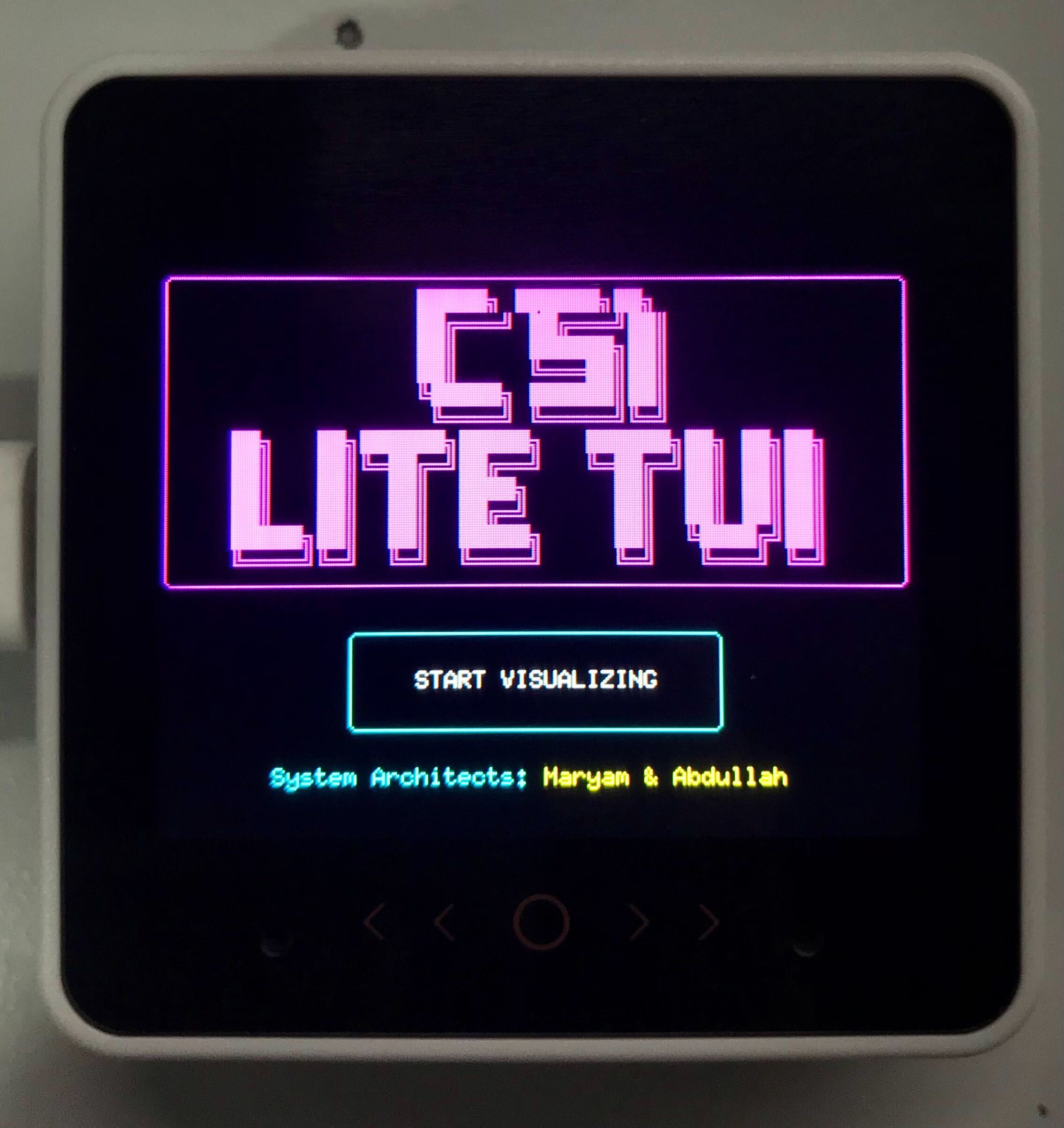 CSI Lite-TUI handheld unit